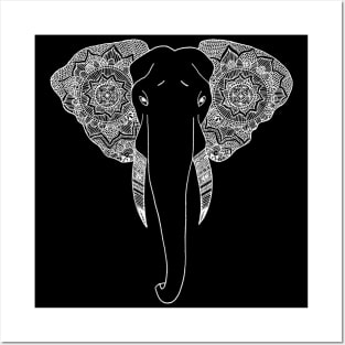 Elephant (Design on Front) Posters and Art